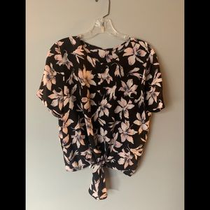 Madewell Front Tie Blouse